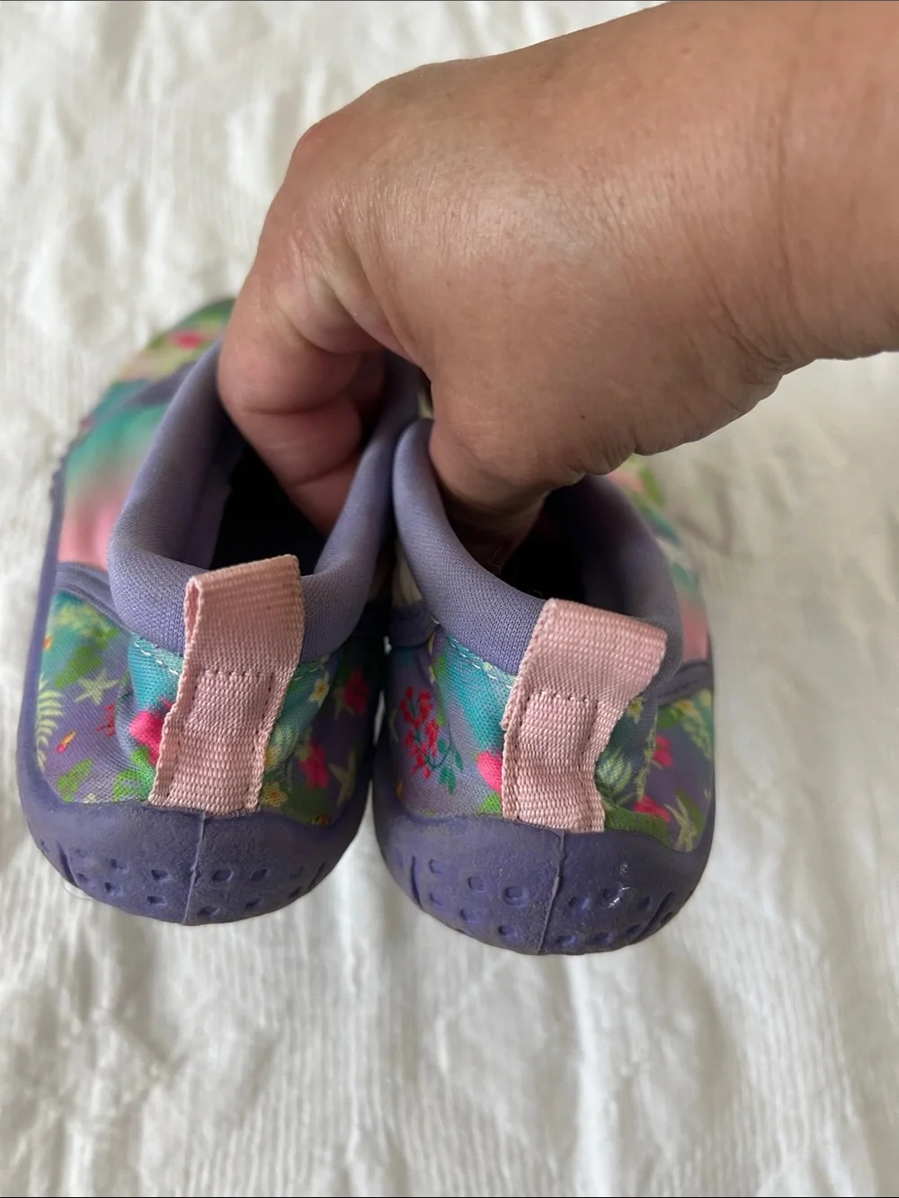 Disney Water Shoes, Size 11/12, Little Mermaid.